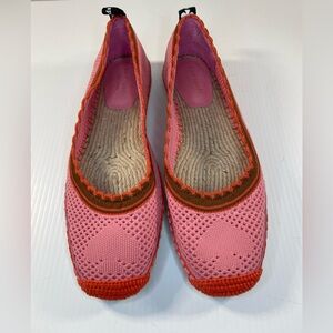 Kate Spade Knottingham Knit Espadrilles 8.5 EUC leather trim sold out K3361-1